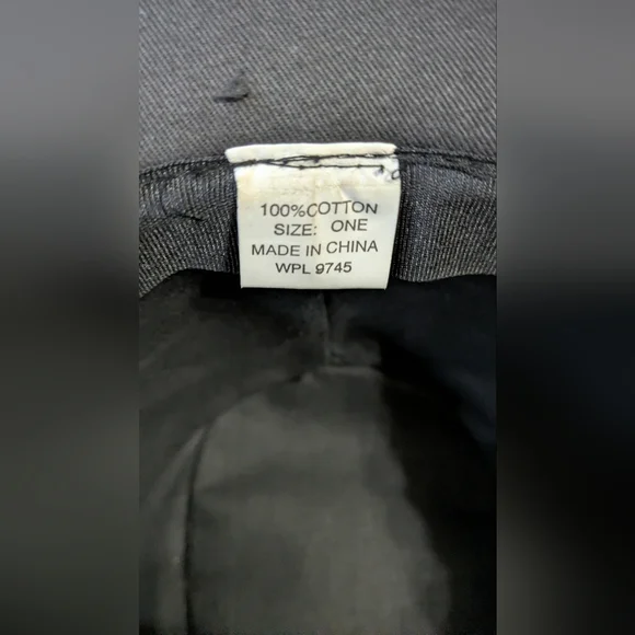 Black Jeans Studded, Light Weight, Women's Cowboy Hat With Side Snap Buttons. - Picture 11 of 12